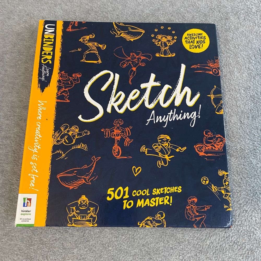 Sketch Anything‎ Kids Drawing Book 501 Sketches Learn to Draw Activity Art Hobby